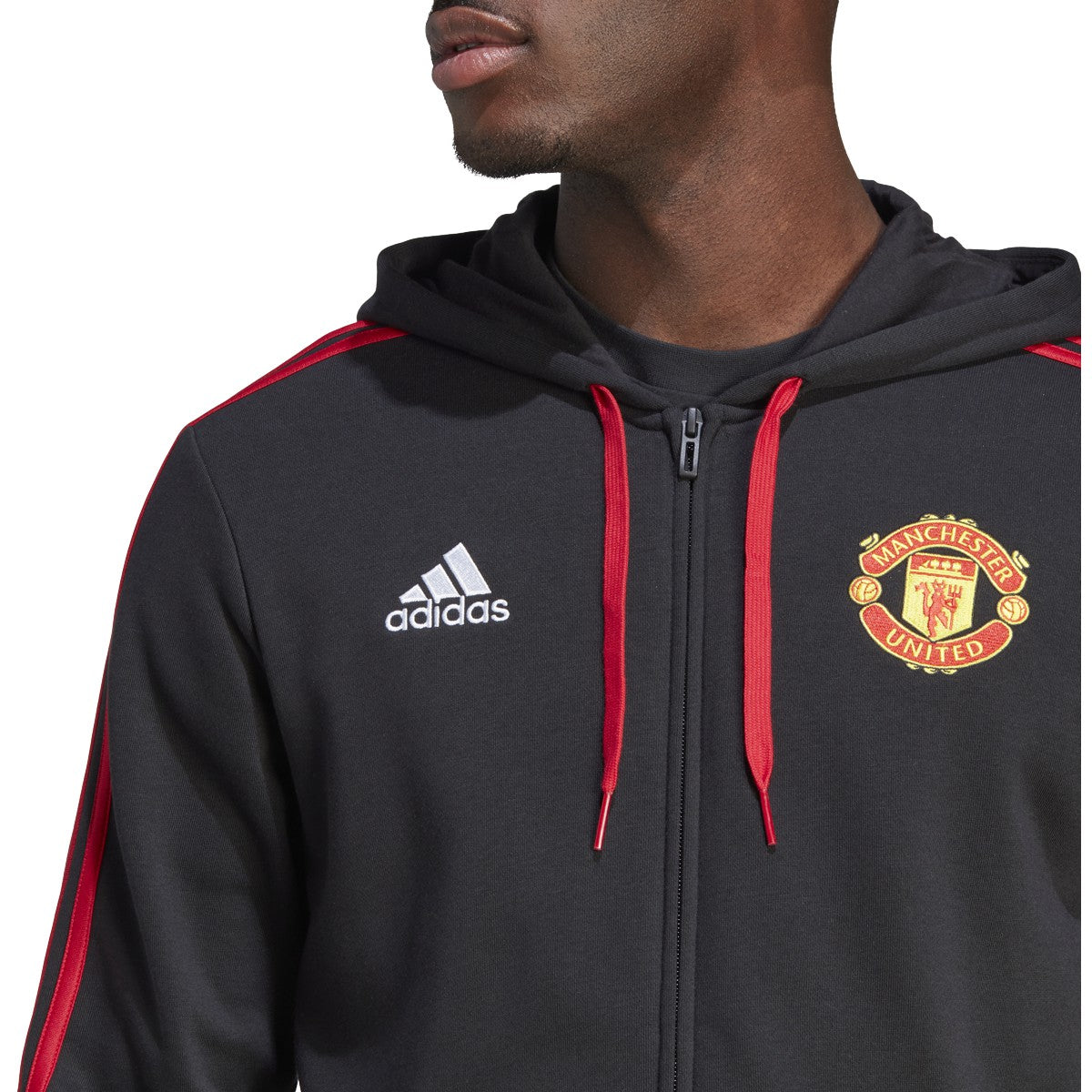 Adidas Manchester United 2023/24 DNA Full-Zip Hoodie