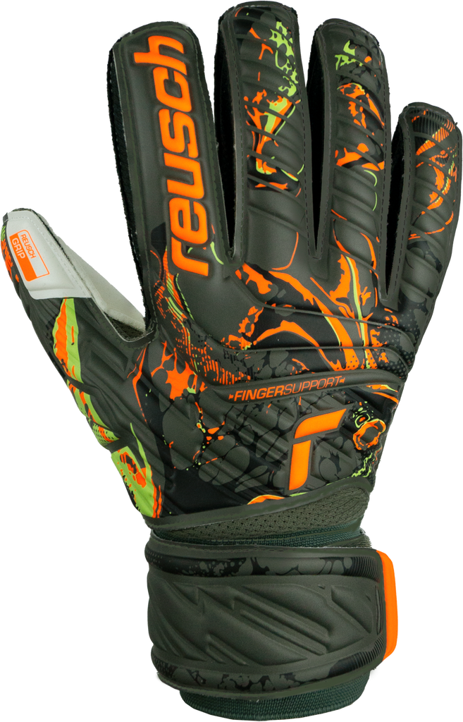 Reusch Attrakt Grip Finger Support Goalkeeper Glove