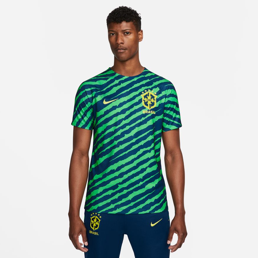 Nike Brazil Dri-FIT Pre-Match Soccer Top