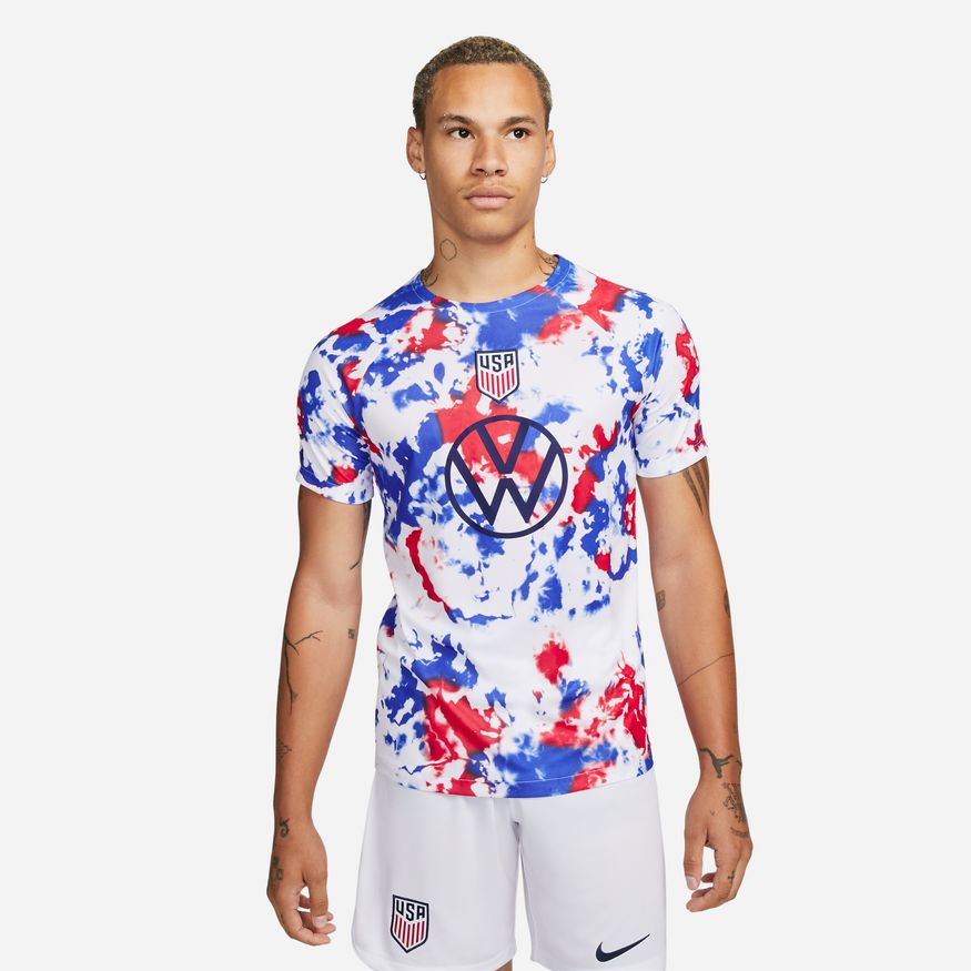 Nike USA Dri-Fit Short Sleeve Pre-Match Top