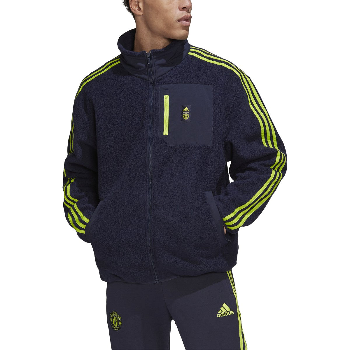 Adidas Manchester United 2022/23 Lifestyle Fleece Jacket
